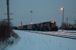 LSRC 6304 & 6356 roll their way in to McGrew Yard with Z127 at daybreak